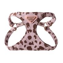 New Cow Print Triangle Tag Harness Set with Double Hook Leash for Small Medium Dogs Dog Accessories for Small Dogs Dog Harness (as the picture,XXS)