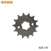 OTOM 428 520 Chain 12T 13T 14T 16T Motorcycle Front Sprocket Pinion For HONDA CRF230L CRF230M SL230 XR230 Motocross Enduro