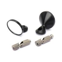 Motorcycle Accessories Handlebar End Rearview Mirrors 47MM Glass Side Mirror For Vespa GTS300 GTV300 GTV GTS 300 juoda