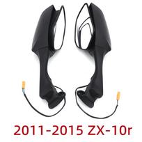 For KAWASAKI Ninja ZX10R ZX-10R 2011-2020 Motorcycle Foldable Mirror LED Turn Light Signals Rear View Rearview Mirrors