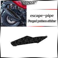 For HONDA FORZA 350 Forza350 2023 forged carbon fiber stickers fuel tank protection stickers decorative accessories modification