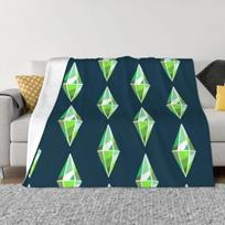 Sims 4 Plumbob Throw Blanket Stuffeds halloween decorative Blankets 75x90cm