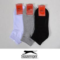 Slazenger Basic Color Basic Ladies Plain Ultra Mini Socks (P001903502) 5 pairs (black) 24cm