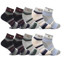 [Arnold Palmer] Men's Mesh Casual Ankle Socks 10 Pairs AP5610 Cotton Socks AP5610_10 pairs (even colors)