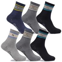 Arnold Palmer Anti-Twist Men's Casual Socks Mid-Length 6 Pairs MSP001 Cotton Socks MSP001_6 pairs