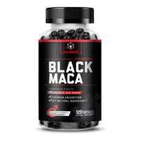 Juodosios Maca Ekstraktas 1000 mg Maisto Papildas, Su Juodųjų Pipirų Ekstraktu, 120 Minkštų Kapsulių 120 Capsules