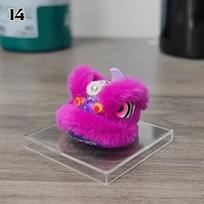 Creative Lion Dance Feng Shui Ornament - Chinese Lucky Charm for Home Decor Car Living Room & Bedroom Auspicious Decor