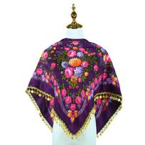 Gold Sequin High-End Double-Sided Windproof Scarf 135 cm