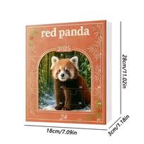 Raccoon Advent Christmas Calendar 2025 2D Acrylic Charm Decor 24 Days Raccoon Ornament Countdown Calendar for Vacation Holiday M kava