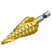 4-22mm Hexagon Screw Drill HSS Spiral Step Cone Drill Bit Carbide Drilling Tool Step Drill Bit China Mainland