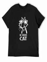 Fat Freddys Cat T-Shirt Boys Animal Print Anime T Shirts Anime Luxury Man Slim Fit T Shirts For unisex S įvairiaspalvis