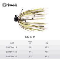 Changji AK Chatter Splash Guard Jig Beardy Bass Perch Lure - Black Pit Obstacle Hook