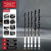 135 Split Point Cobalt Drill Bits For Metalworking As Shown Cobalt Steel Twist Drill Set Drill Bit U-shaped Flutes