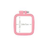 Square Embroidery Hoops Cross Stitch Hoop and ABS Plastic Embroidery Hoops for Sewing Needlework Cross Stitch Embroidery Project