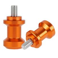 M10x1.25 Motorcycle Swingarm Sliders Spools for Kawasaki Z1000 2003-2013 Z750/S 2005-2013 Z750R Z1000SX Ninja 1000 2011-2013 oranžinė