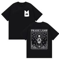 2026 Hot Game Cult of The Lamb Funny Graphic T Shirts Unisex Women Summer Fashion Tshirt Retro High Quality Cotton Tee Shirts 2XL