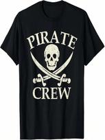 Boys Pirate Crew Birthday Party Supplies Group Matching T-Shirt S įvairiaspalvis