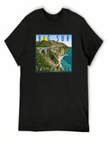 Big Sur California T-Shirt Graphic T Shirts Funny Shirt Cotton Custom Shirt unisexs White T Shirts S įvairiaspalvis