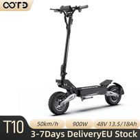 OOTD T10 11'' Folding Electric Scooter 900W Motor 50KM/H Max Speed 48V13.5Ah Battery For 45KM Range Disc Brakes E Scooter T10 13.5AH 50KM/H juoda