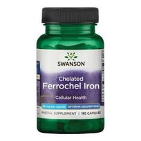 Swanson Iron chelated (bisglycinate) 18 mg 180 caps