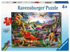 Ravensburger Dėlionė 35 vnt. -  Dinozaurai