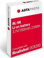 „AgfaPhoto“ baterija BL-5B 700mAh (DC8200)
