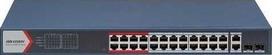 Šakotuvas SWITCH POE DS-3E1326P-EI(B) 24 PRIEVADŲ SFP Hikvision