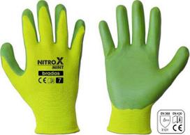 Bradas Nitrilo pirštinės NITROX MINT dydis 8 RWNM8