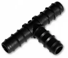 T formos jungtis, 3 x kamščiai, 20 mm žarnai, DSWA03-20L