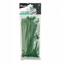 Kabelių spaustukų juosta 4,8x200 mm ŽALIA TS1148200G