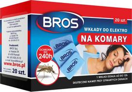 BROS elektrinio fumigatoriaus papildymai. 30 VNT. IKI 240 VAL.