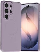 Mercury pusiau silikoninis „MagSafe“ dėklas, skirtas „Samsung Galaxy S26 Ultra“, alyvinės violetinės spalvos