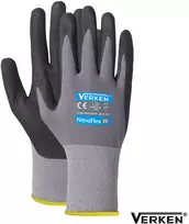 „Flex Foam Nitrile XL“ darbo pirštinės - 10 vnt. „Verken Nitroflex“ 1 pora