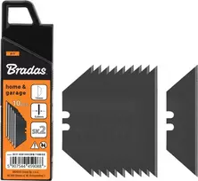 Atsarginiai trapecijos formos ašmenys 19 mm JUODA dėžutė „DIY-KN1902BB/10BOX“