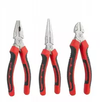 Baltas LINE PRO replių rinkinys, 3 dalys, nikeliuotos, CRV DIY-PL13/1SET