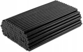 Karštų klijų pistoleto kasetės JUODOS 125 vnt./1kg 7x200 „DIY-GS0720BK/125“