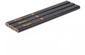 Statybinis pieštukas HB 180 mm AŠTUONKAMPIS 3 vnt. GRAFITAS „DIY-PC2OC18GH/3B“
