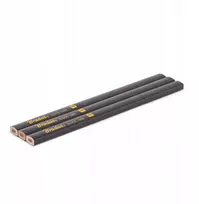 Statybinis pieštukas HB 180 mm kvadratinis, 3 vnt. grafito DIY-PC2SQ18GH/3B