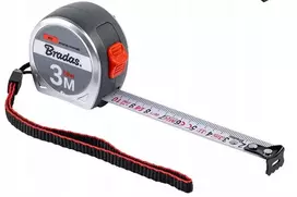 Matavimo ruletė ritinėliu 3 m / 16 mm „Pasidaryk pats“-MTWL12-0316/KD