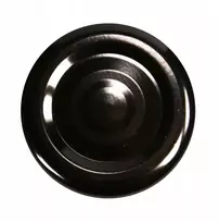 Dangteliai užsukami FI 38 Juodas 10 vnt.