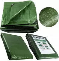 Brezentas 120 g žalias storas 4x8 atsparus šalčiui vandeniui UV+++