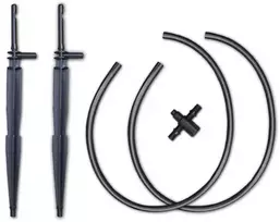 DRIPPER Emitter Tiesus lašintuvas su antgaliu ir 50 cm vamzdeliu 25 vnt.