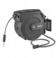 Baltas LINE automatinė žarnos ritė su 1/2 colio žarna – 50 m ir priedais WL-W7B50