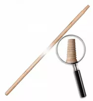 Bradas medinis grėblio kotas 120 cm TVI24120