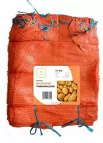 Raschel maišai bulvėms ir svogūnams, oranžiniai, 15 kg, 42 x 60 cm, 500 vnt.
