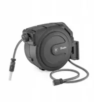 Baltas LINE automatinė žarnos ritė su 1/2 colio žarna – 30 m ir priedais WL-W7B30