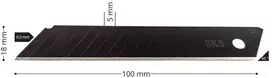 SILVER Sidabrinis Sidabrinis AŠMENYS TAPETINIAMS PEILIAMS 100x18x0.5mm SK5