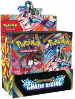 Prekybos Kortelių Booster Box - Pokémon TCG Mega Evolution Chaos Rising Booster Box 36 Pakuočių, 360 Kortelių, Daugiaspalvis