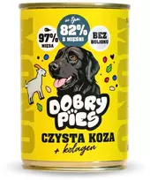 DBP DOBRY šunims Mono Gryna ožka + kolagenas – šlapias pašaras šuniui – 400g