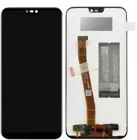 Dėklas Ekranas Huawei P20 Lite su lietimui jautriu stikliuku juodas